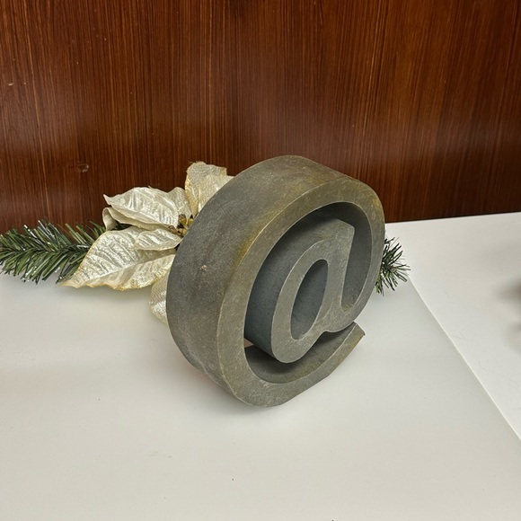 Modern Art Decor arroba Symbol Sculpture Decor - Picture 7 of 11